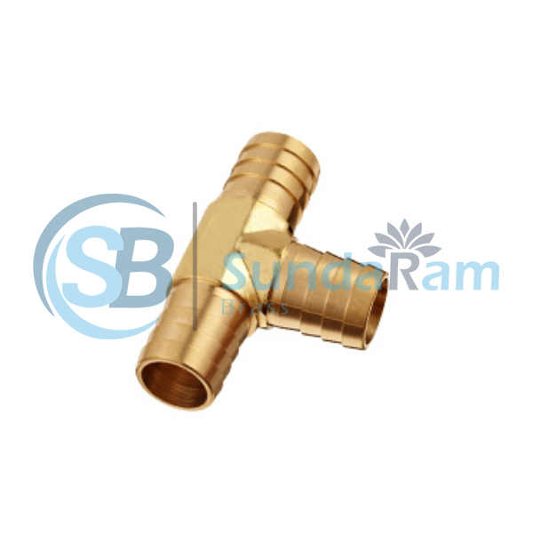 Brass tee hose Fittings